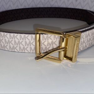 Reversible Michael Kors White/Brown